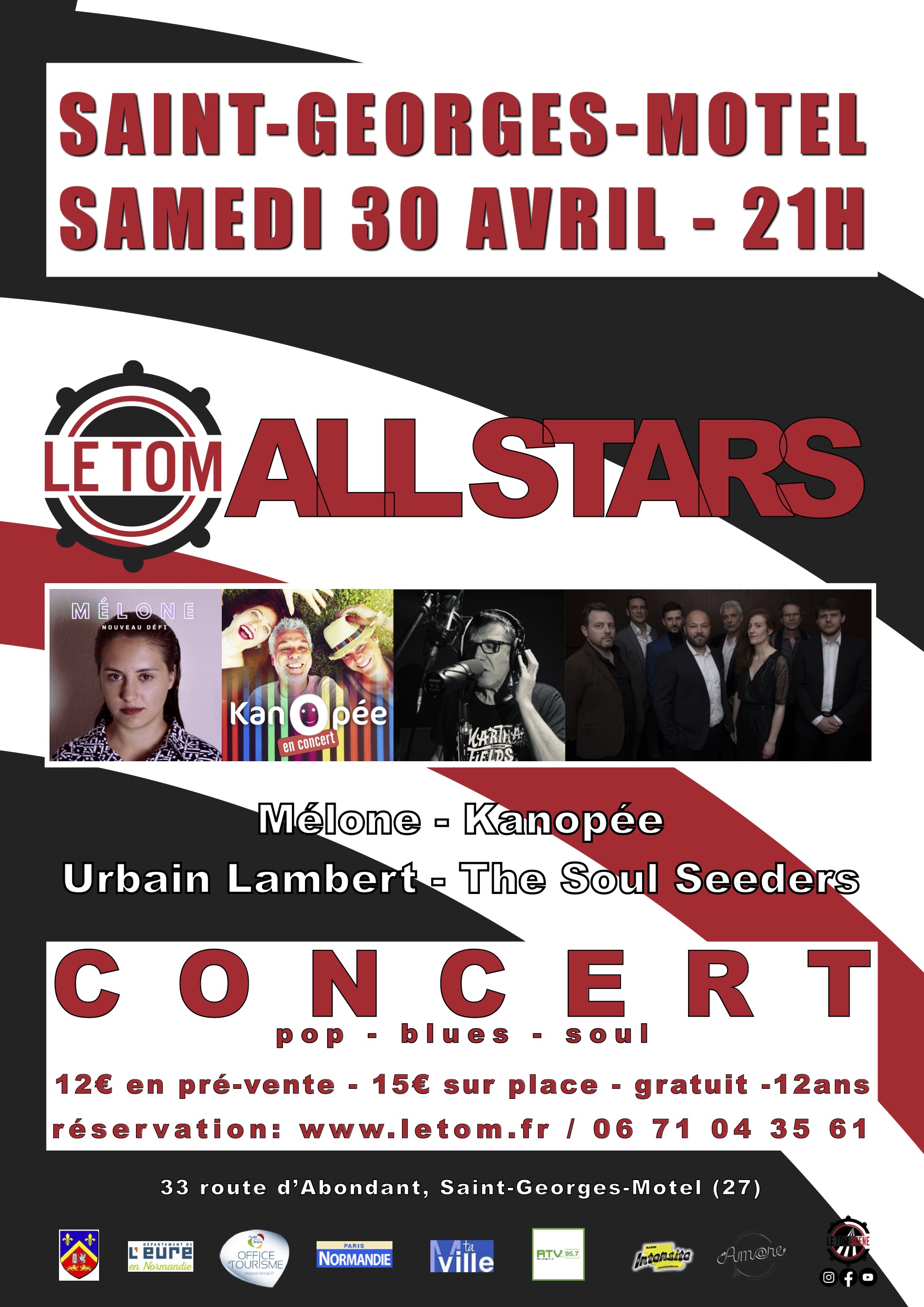le tom all stars - affiche-flyer